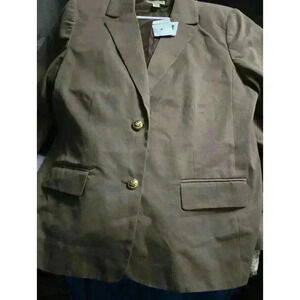 Women's Appleseed's Blazer Brown Size 18‎